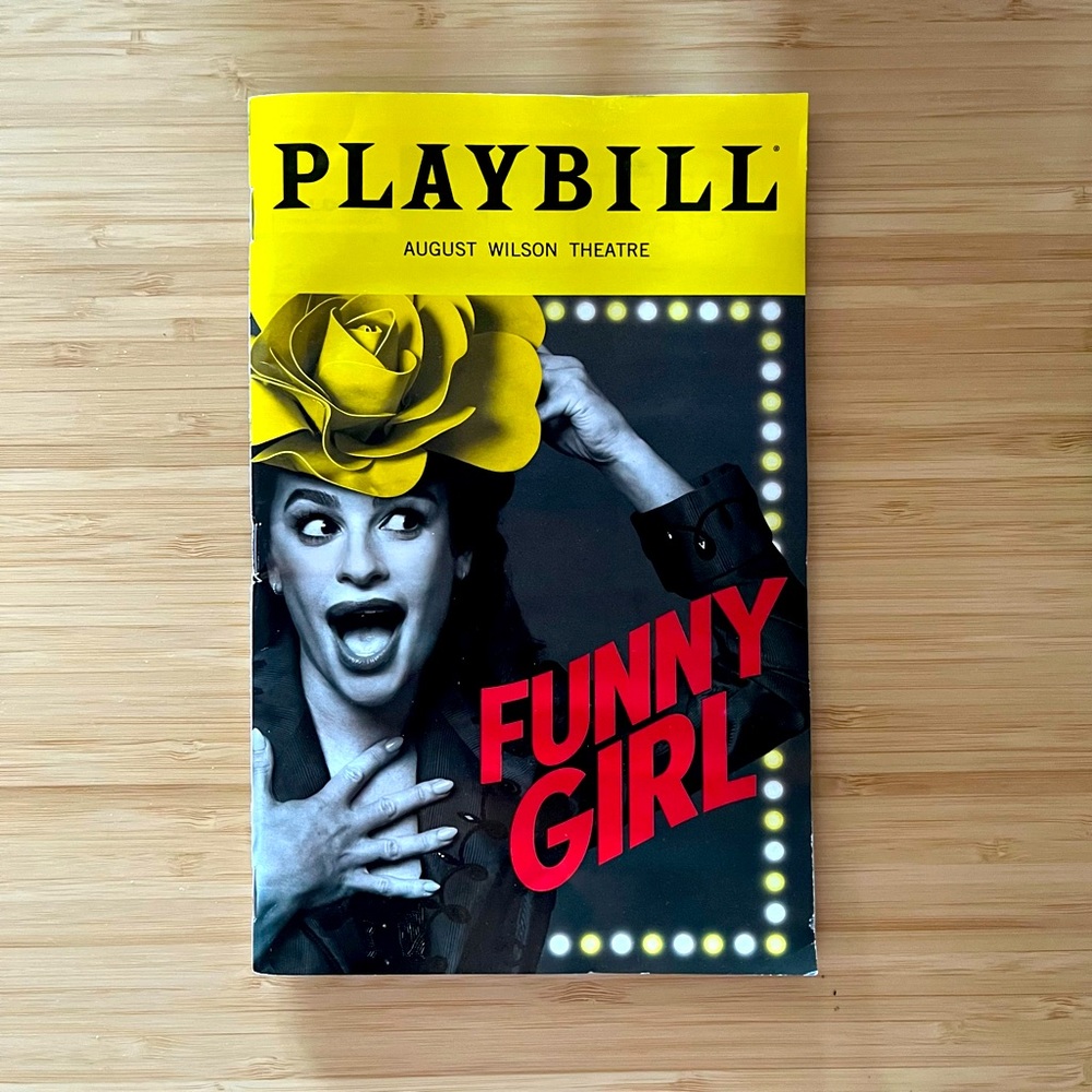 Funny Girl Broadway Playbill - Lea Michele